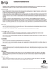 Care & Maintenance Instructions